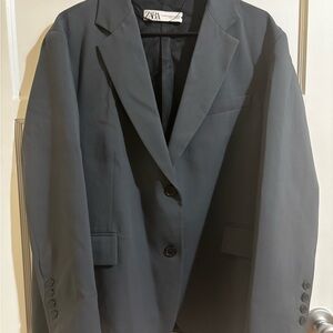 Zara Charcoal Gray Jacket